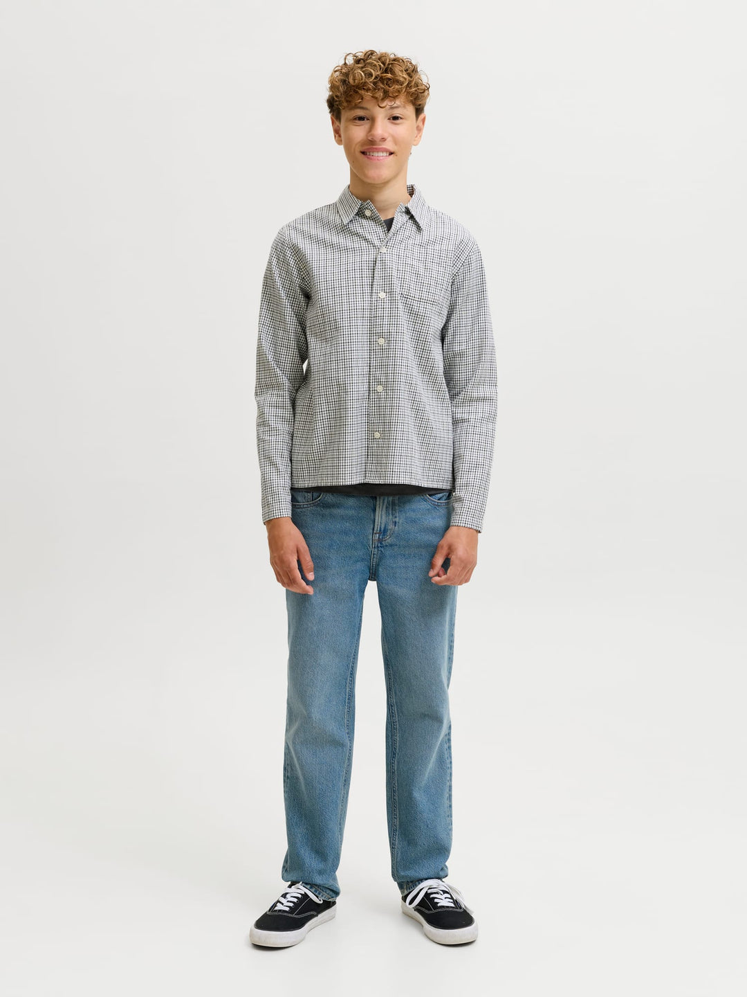 jack & jones kids jeans lichtblauw – jongens