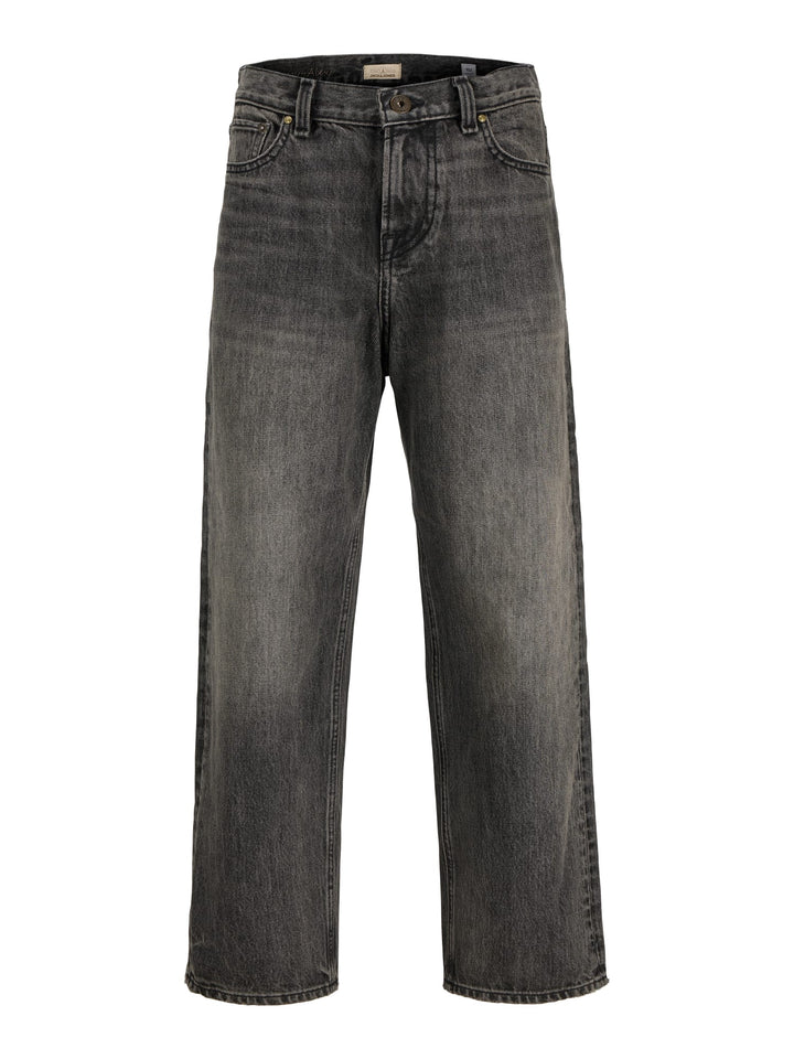 jack & jones kids 12303349 Alex jeans low croth-baggy fit zwart denim - Black Denim