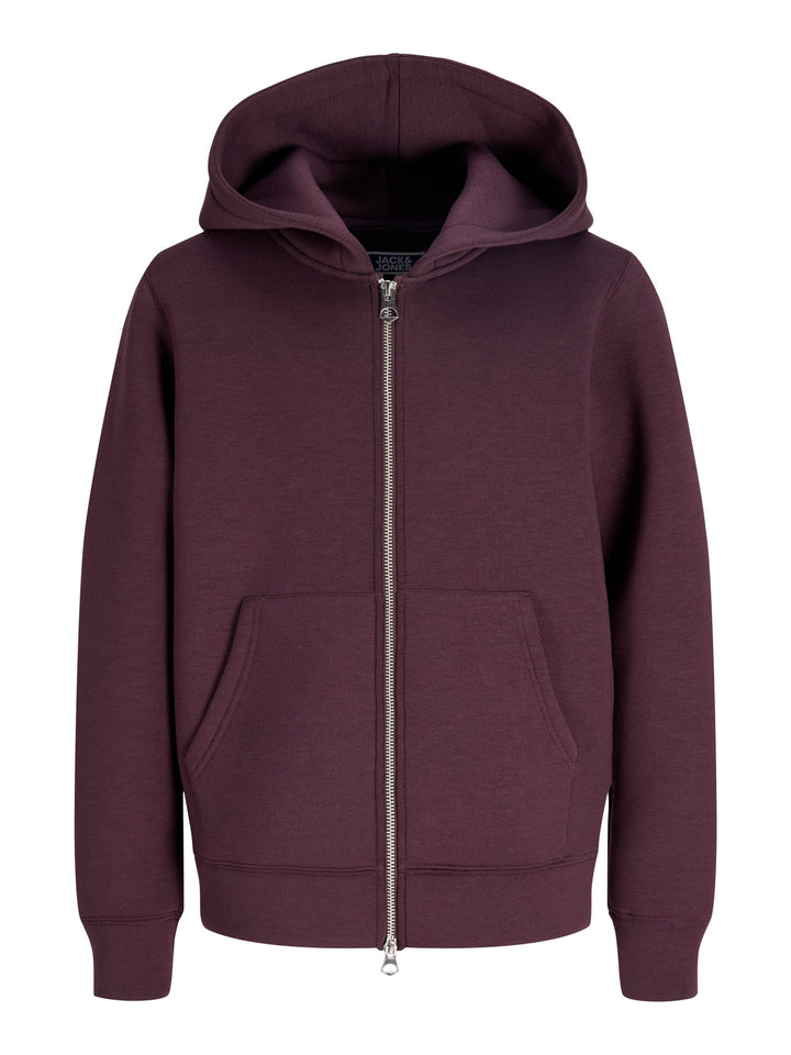 jack & jones kids vest sweat bordeaux – jongens