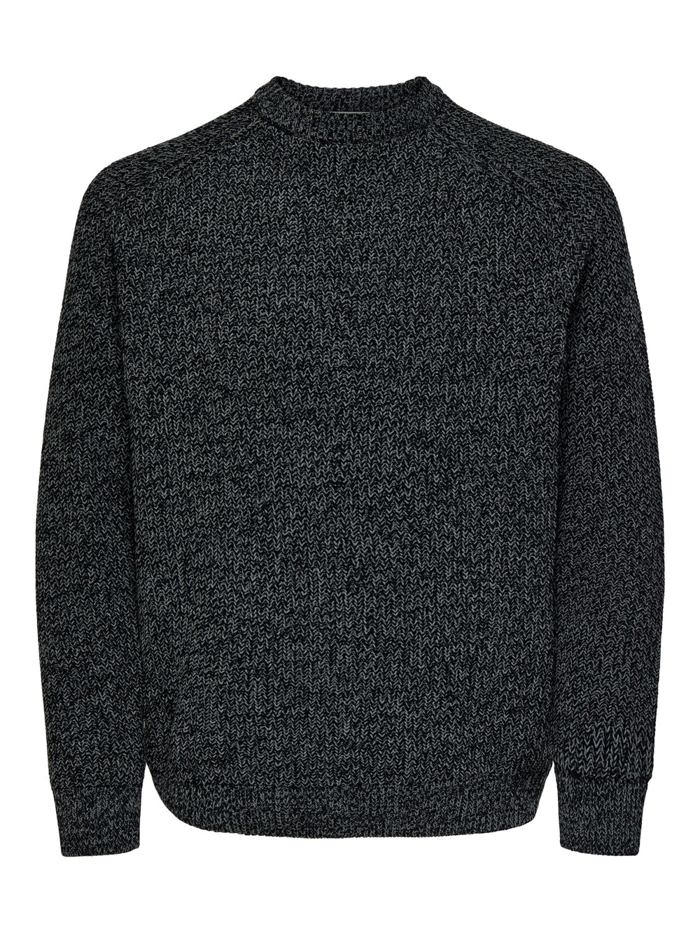ONLY & SONS gebreide pullover zwart dessin – heren