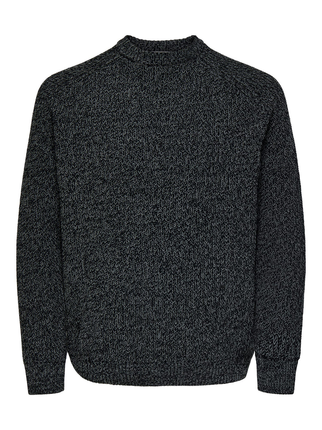 ONLY & SONS gebreide pullover zwart dessin – heren