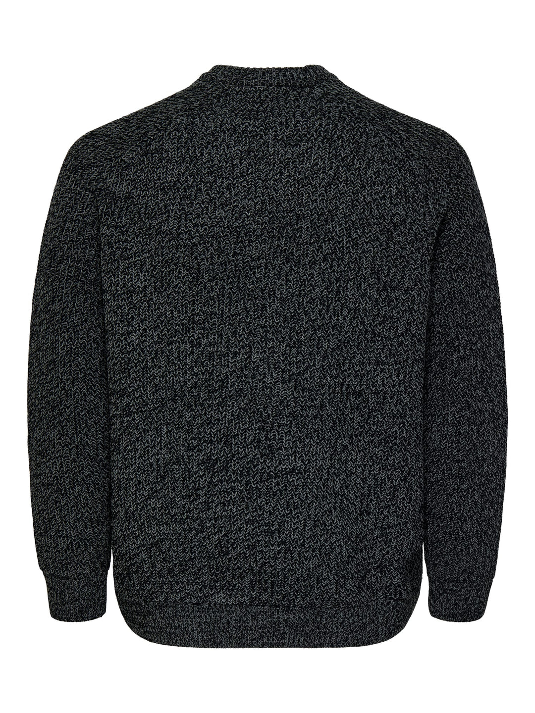 ONLY & SONS gebreide pullover zwart dessin – heren