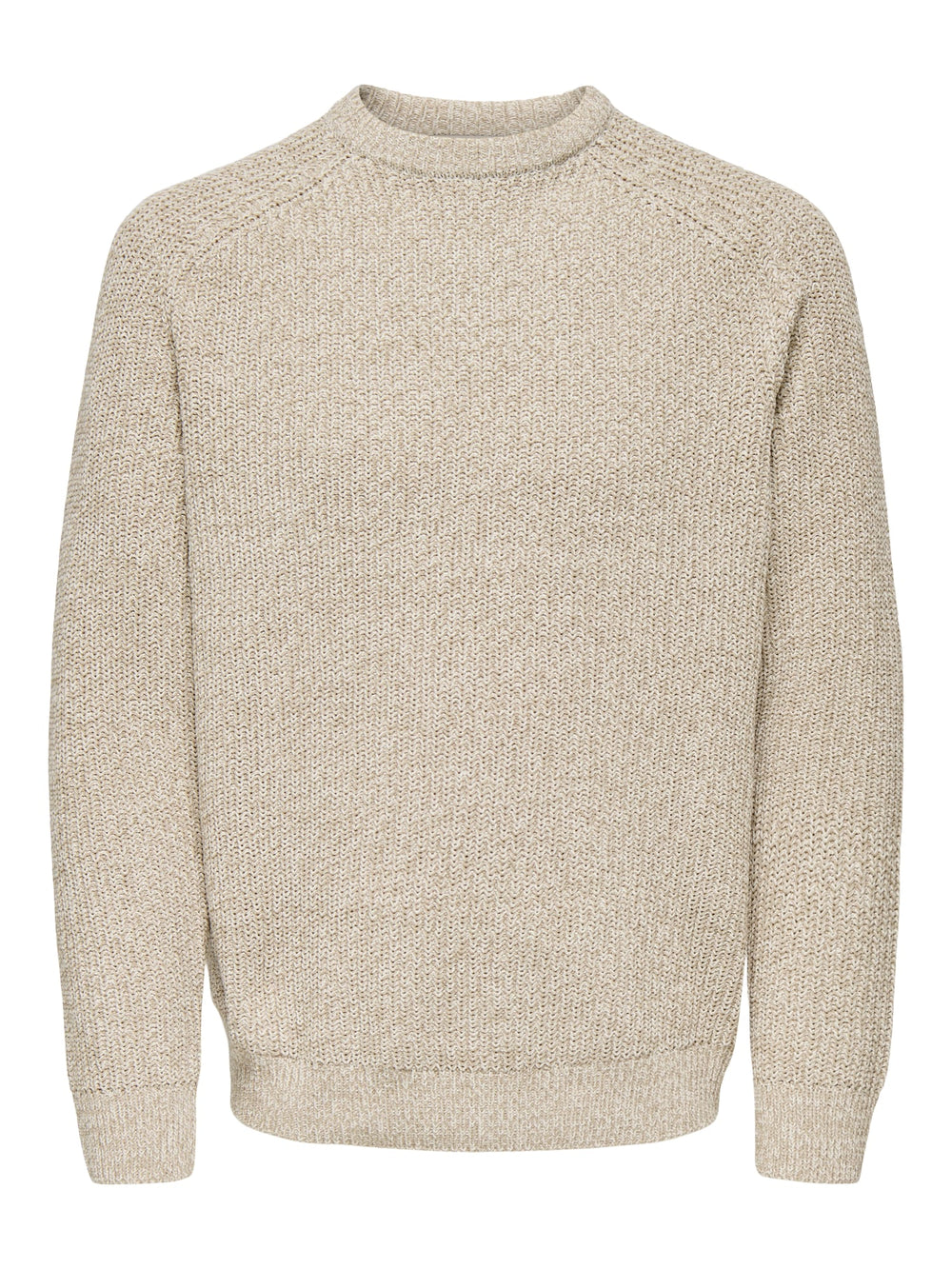 ONLY & SONS gebreide pullover zand – heren