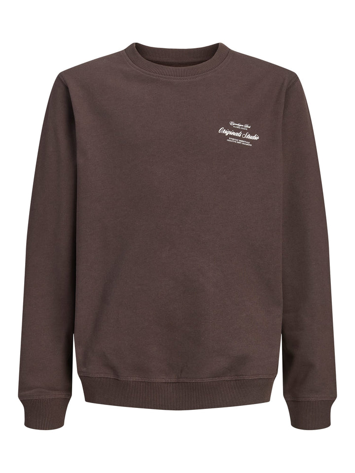 jack & jones kids sweater jongens bruin – 12309118 norrebro
