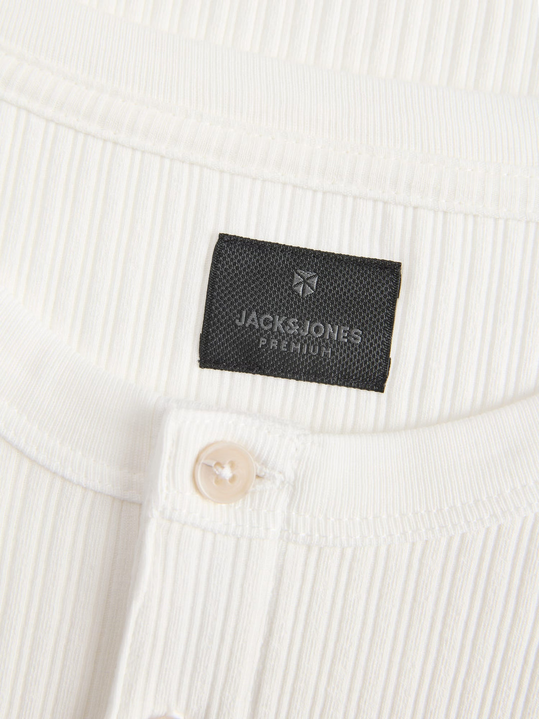 Jack &amp; Jones 12310265 bLAKIAN t-shirt l/m off-white – heren