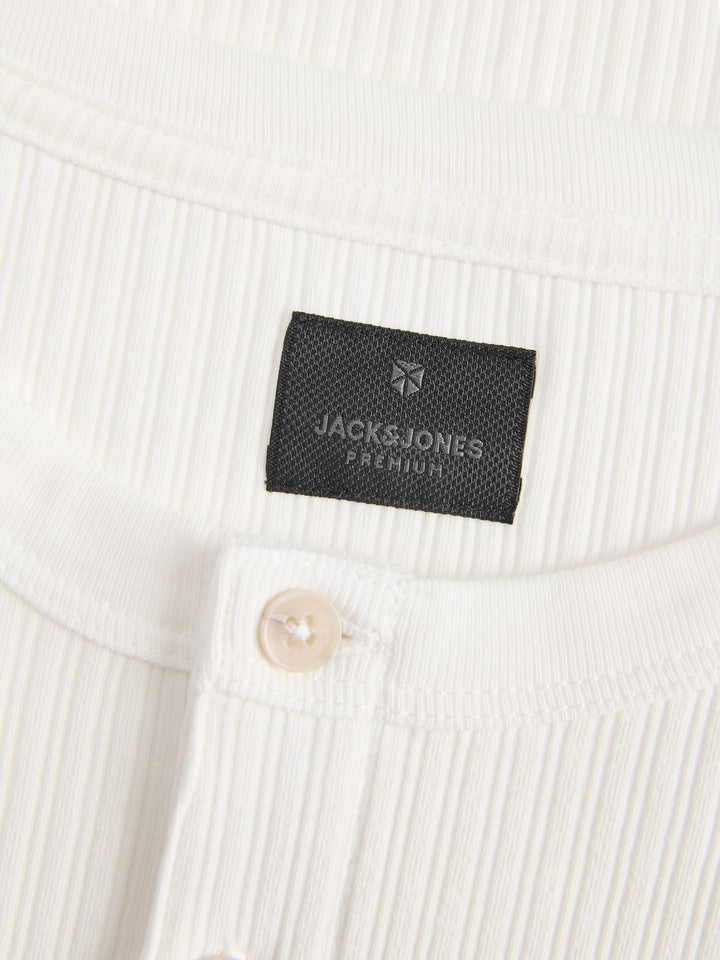 Jack &amp; Jones 12310265 bLAKIAN t-shirt l/m off-white – heren
