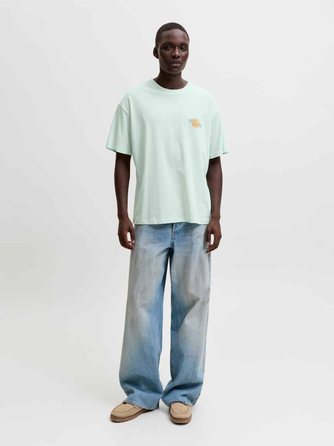 Jack & Jones T-shirt mint – heren