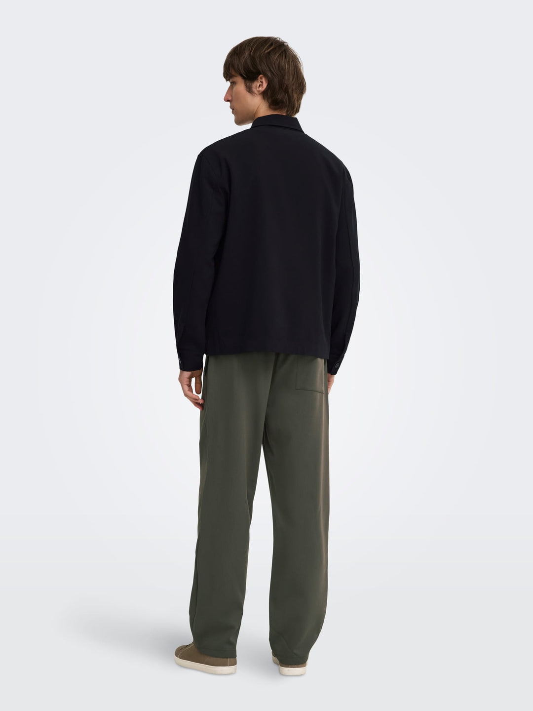ONLY & SONS zwart overhemd l/m heren – stijlvol en comfortabel