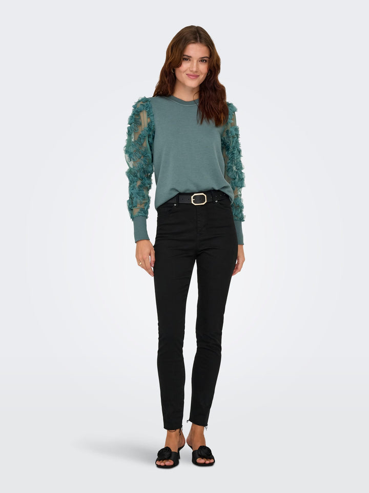 Jacqueline de Yong Fairview sweater groen – dames