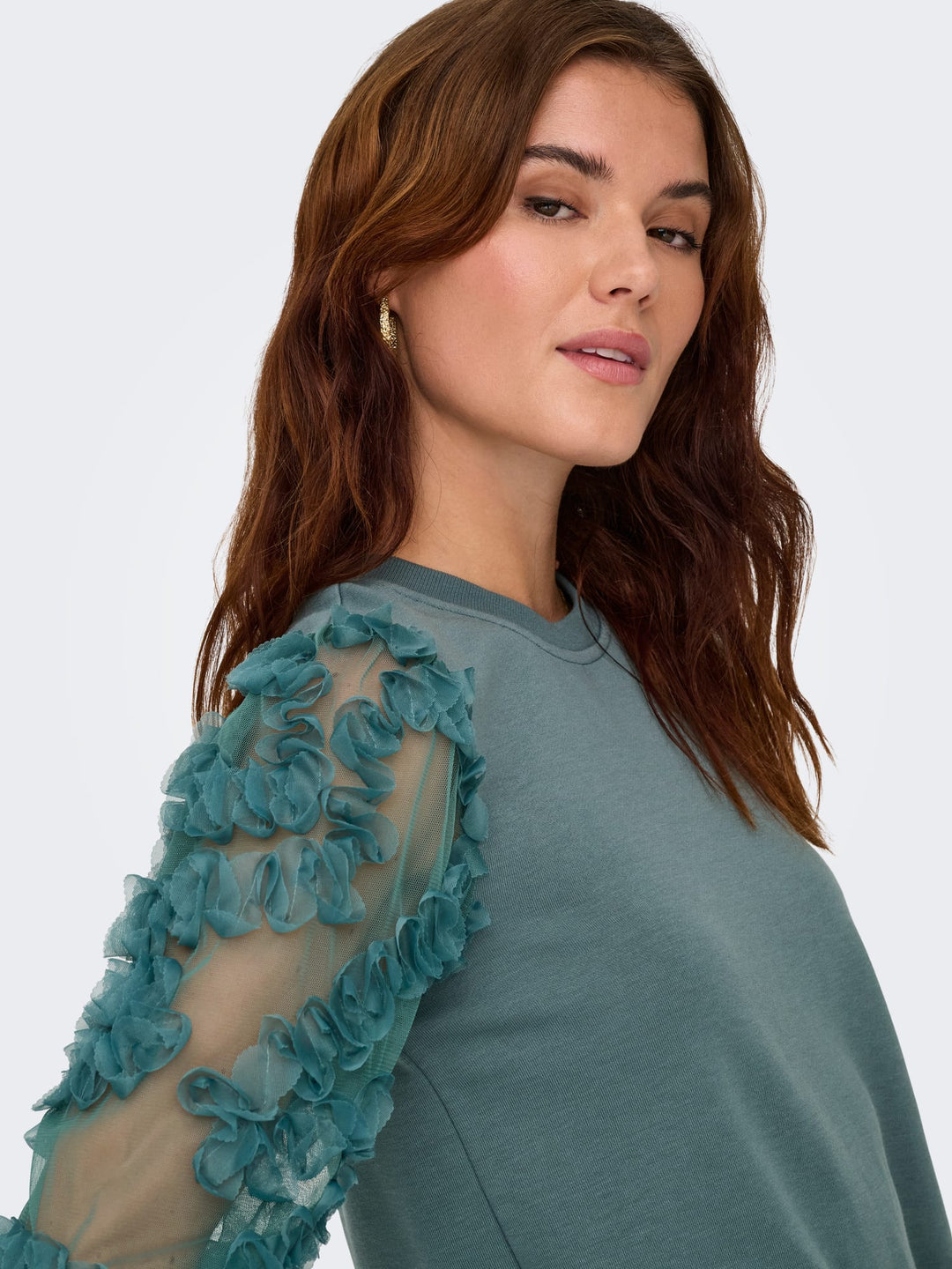 Jacqueline de Yong 15220558 Fairview sweater groen