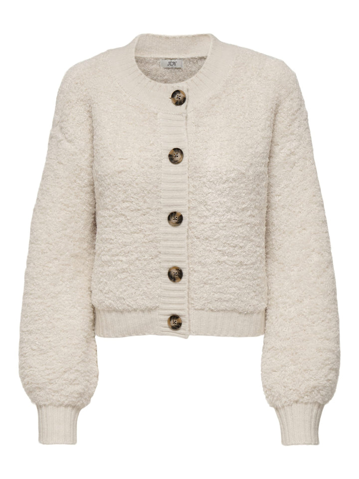 jacqueline de yong 15337012 Eira vest gebreid beige