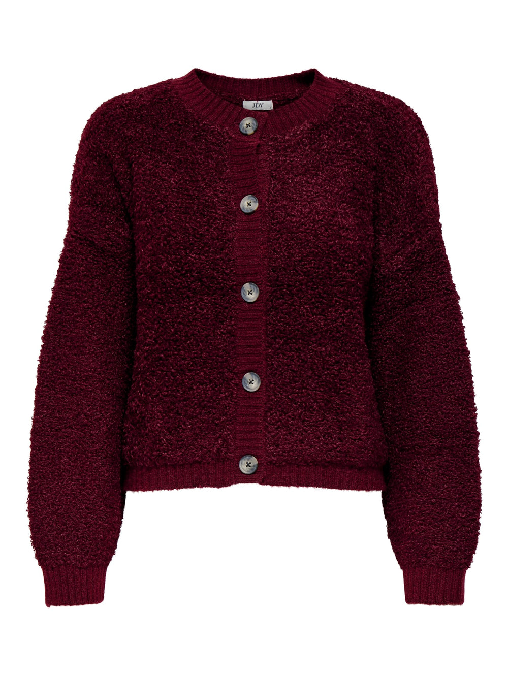 Jacqueline de Yong 15337012 Eira vest gebreid bordeaux