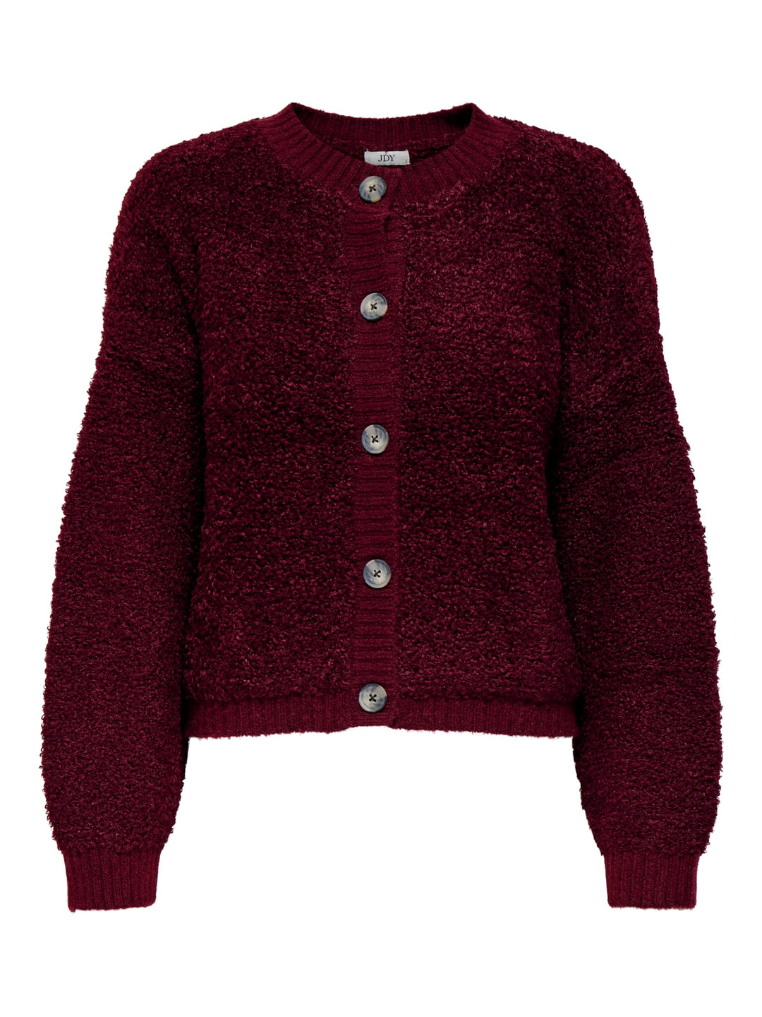 Jacqueline de Yong 15337012 Eira vest gebreid bordeaux