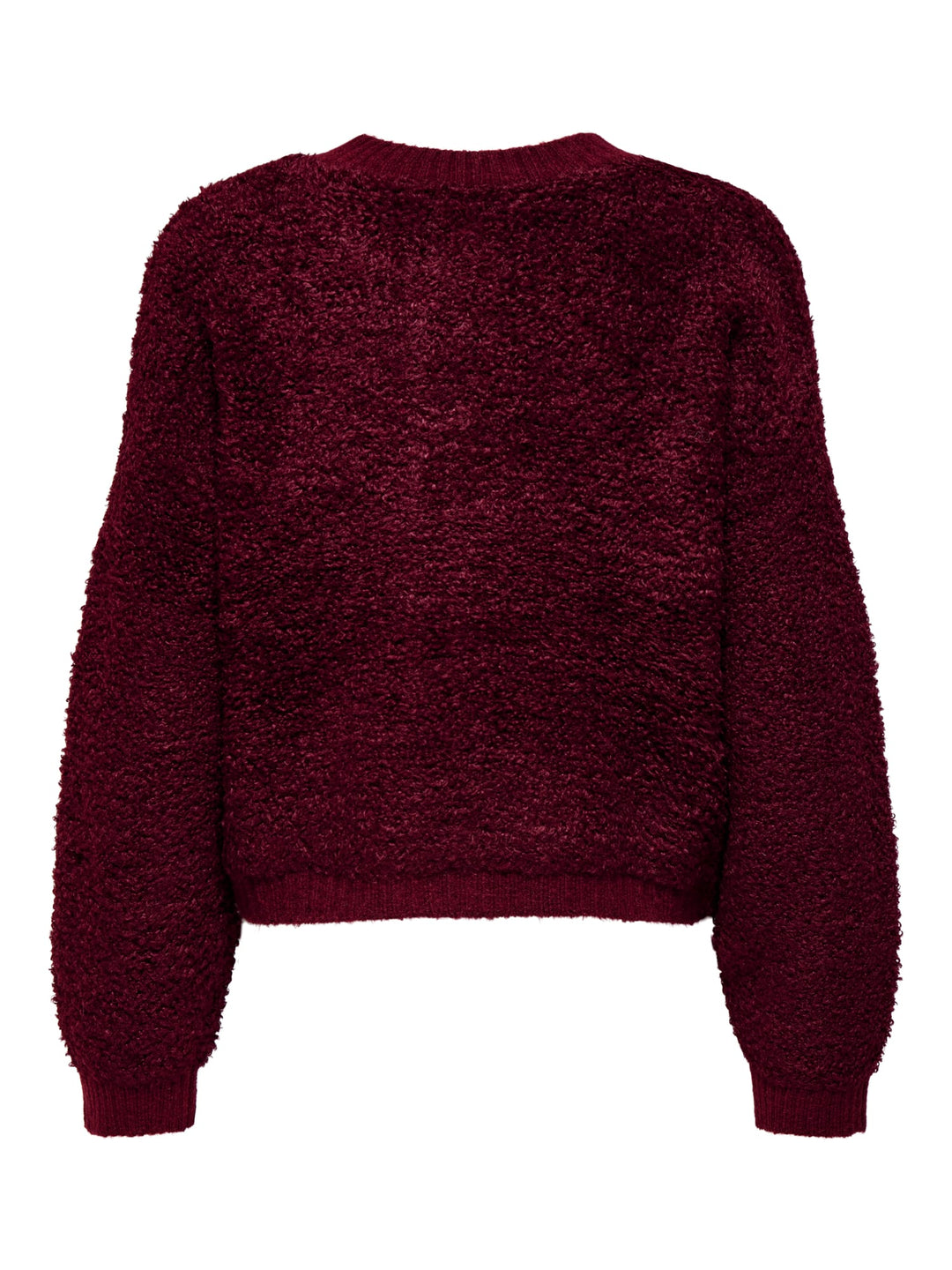Jacqueline de Yong Eira vest gebreid bordeaux – dames