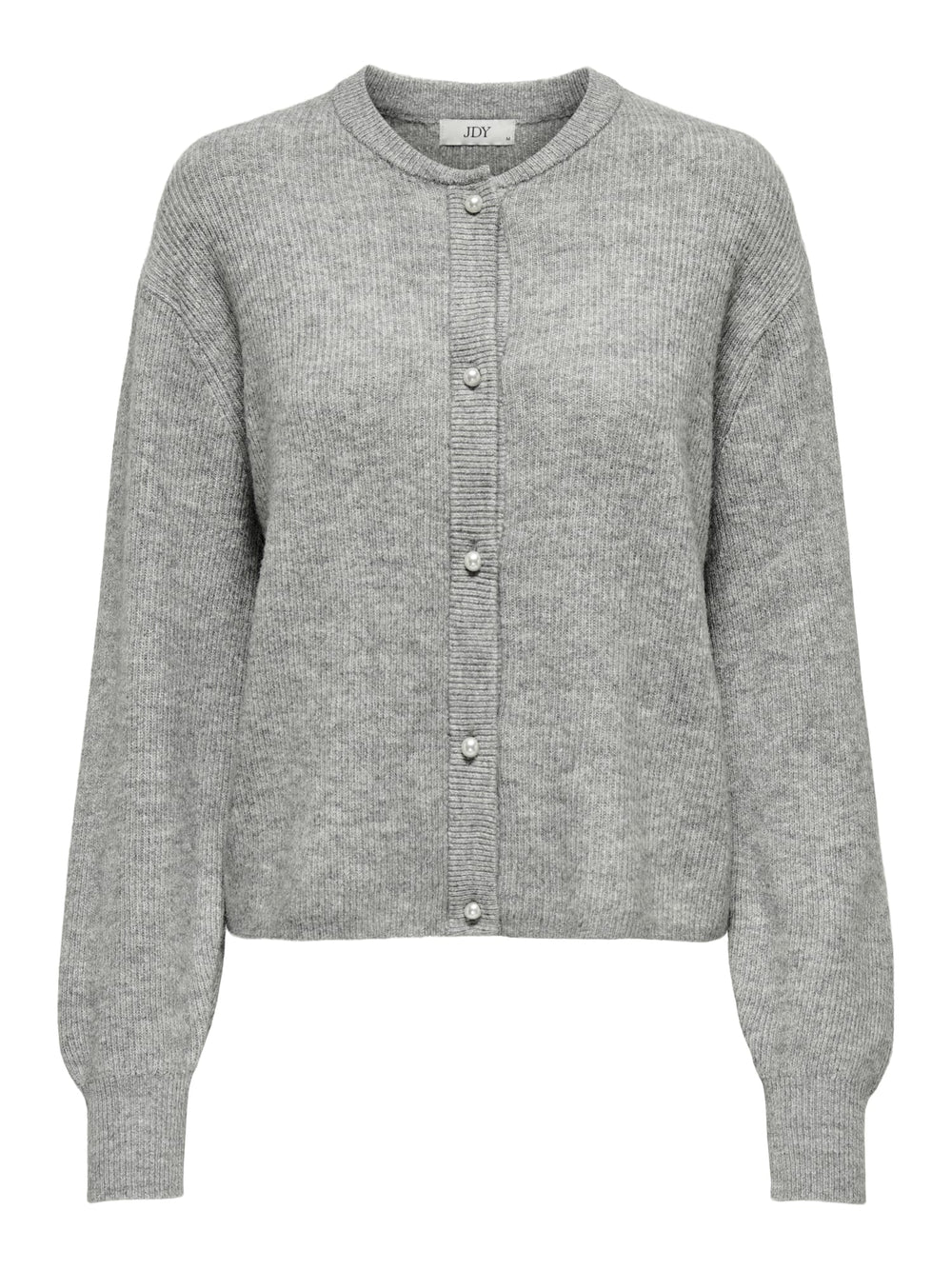 Jacqueline de Yong Lumi vest gebreid dames grijs melee