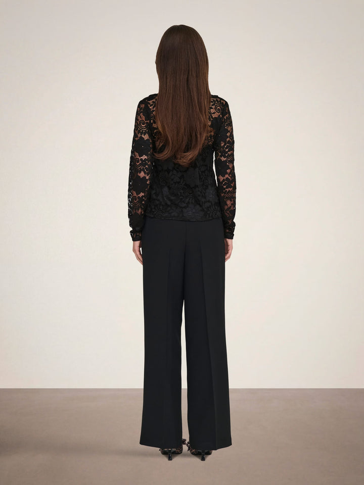 Jacqueline de Yong 15352632 Noe vest gebreid zwart