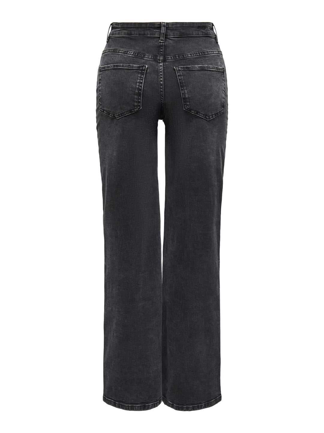 Jacqueline de Yong Felina wide fit jeans zwart – dames - Black Denim - L32