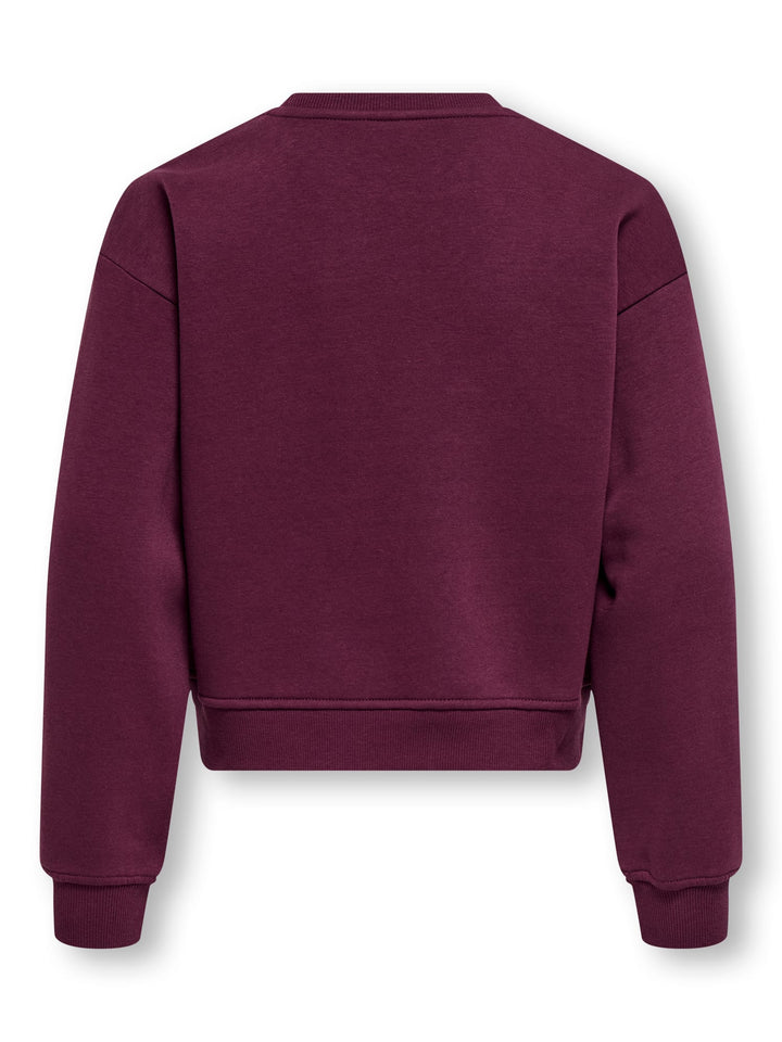 Kids Only 15353354 Sweat bordeaux – meisjes sweater