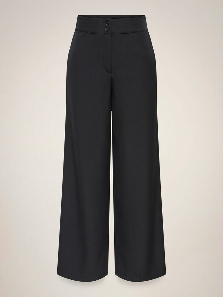 jacqueline de yong 15361050 Dora lange broek zwart – dames - L32