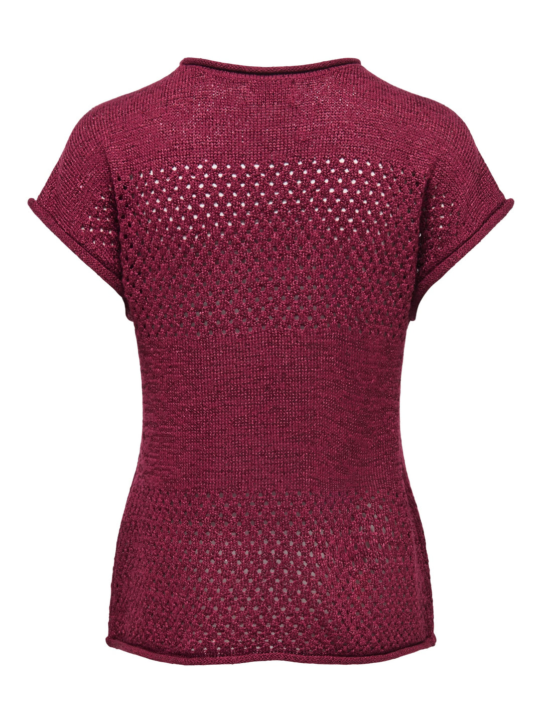 Jacqueline de Yong 15373835 Mia gebreide pullover bordeaux