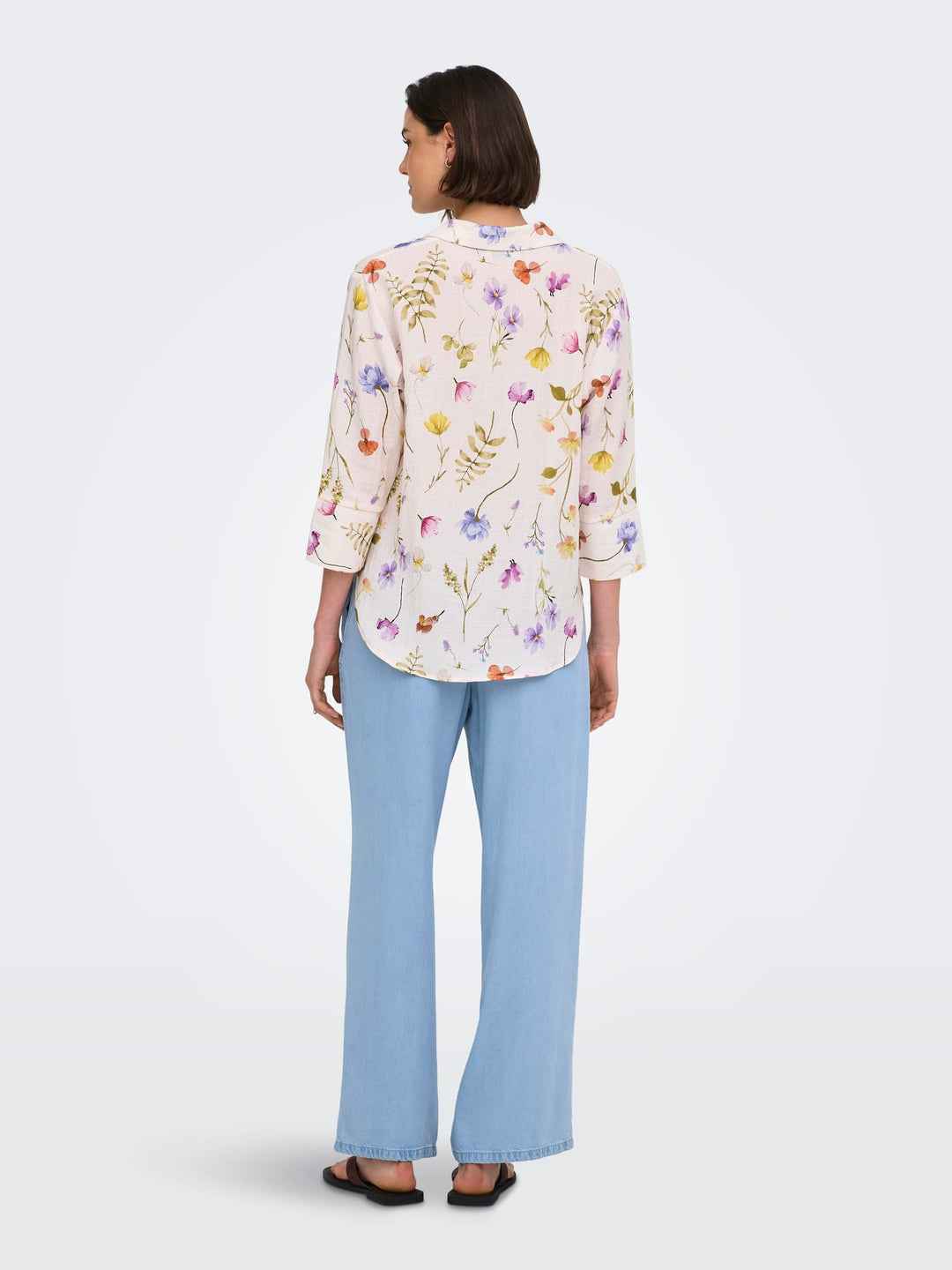 Jacqueline de Yong Mira lange broek dames – blue denim - L32