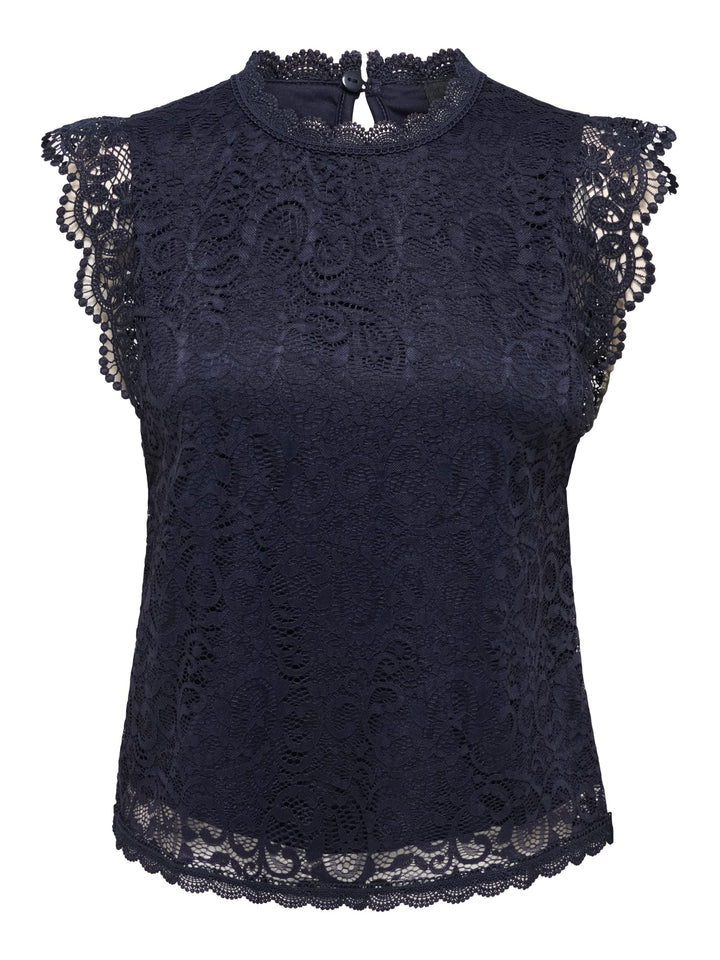 Jacqueline de Yong lotas top navy – dames