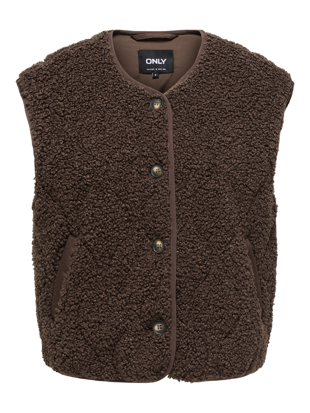Only Ines gilet bruin – dames