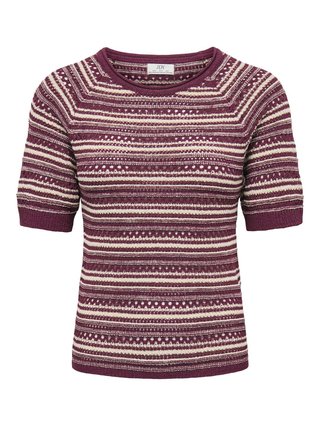 Jacqueline de Yong 15376527 Dara T-shirt k/m dames - rood dessin
