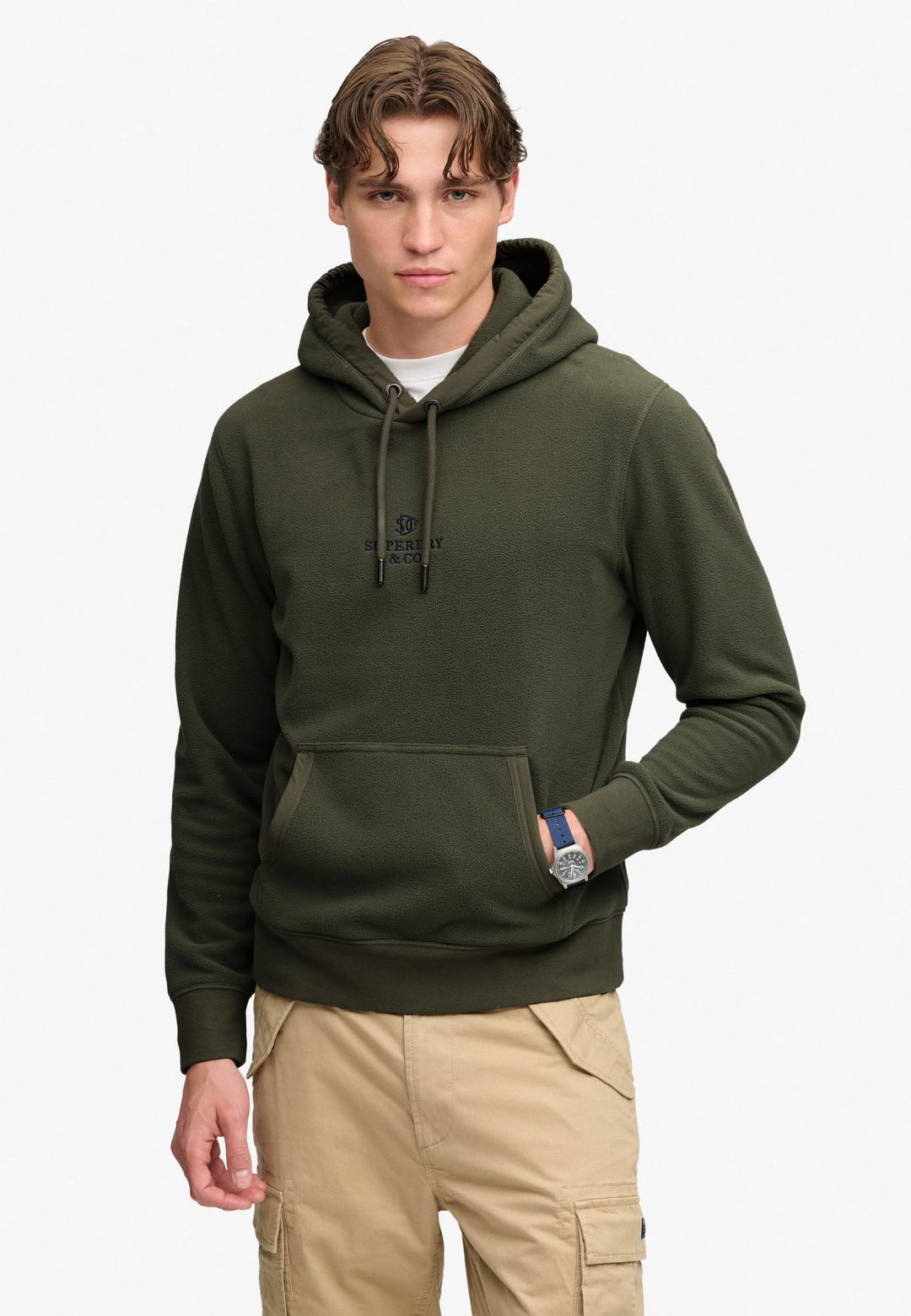 Superdry M2014577A sweater heren groen