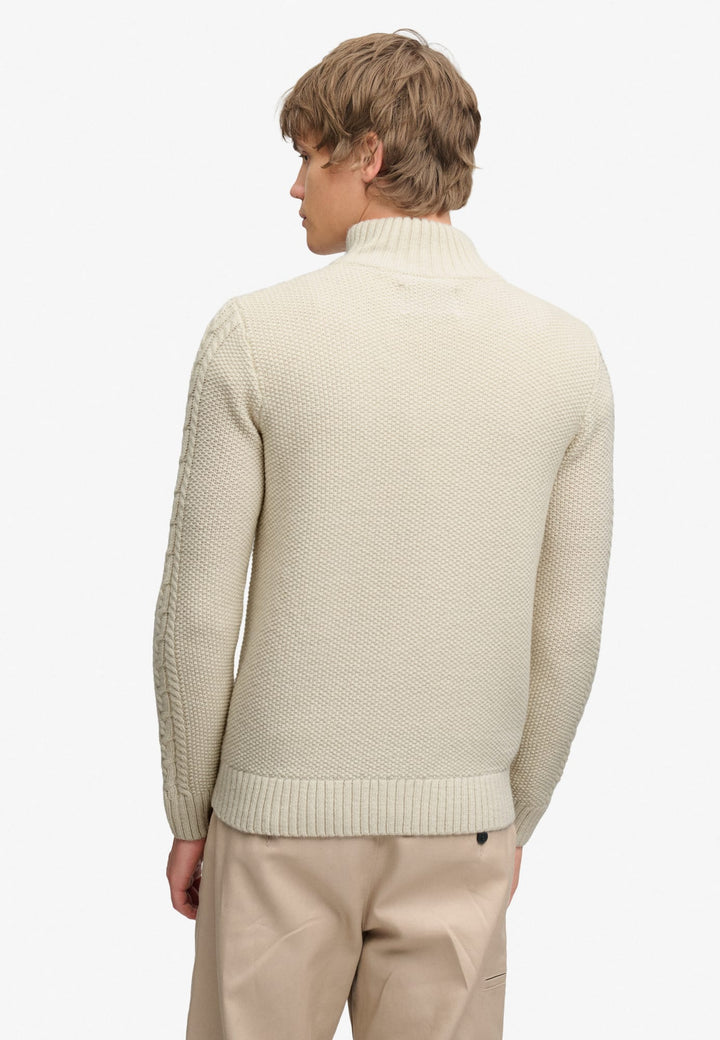 Superdry M6110770A trui beige – heren