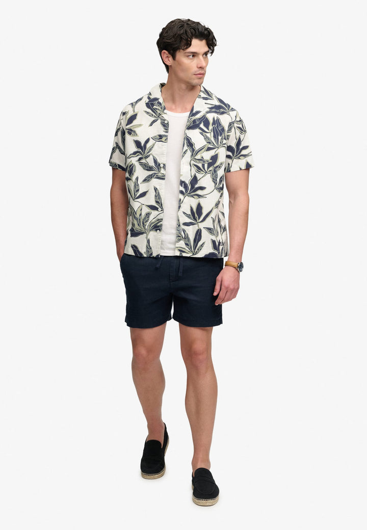 Superdry Cabana Poolside overhemd ecru dessin – heren