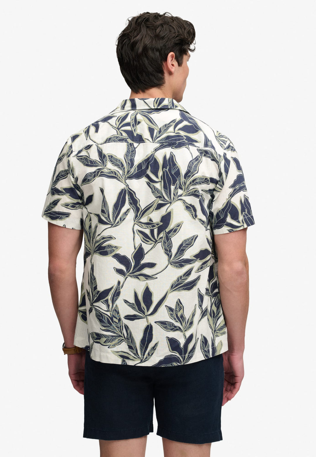 Superdry Cabana Poolside overhemd ecru dessin – heren
