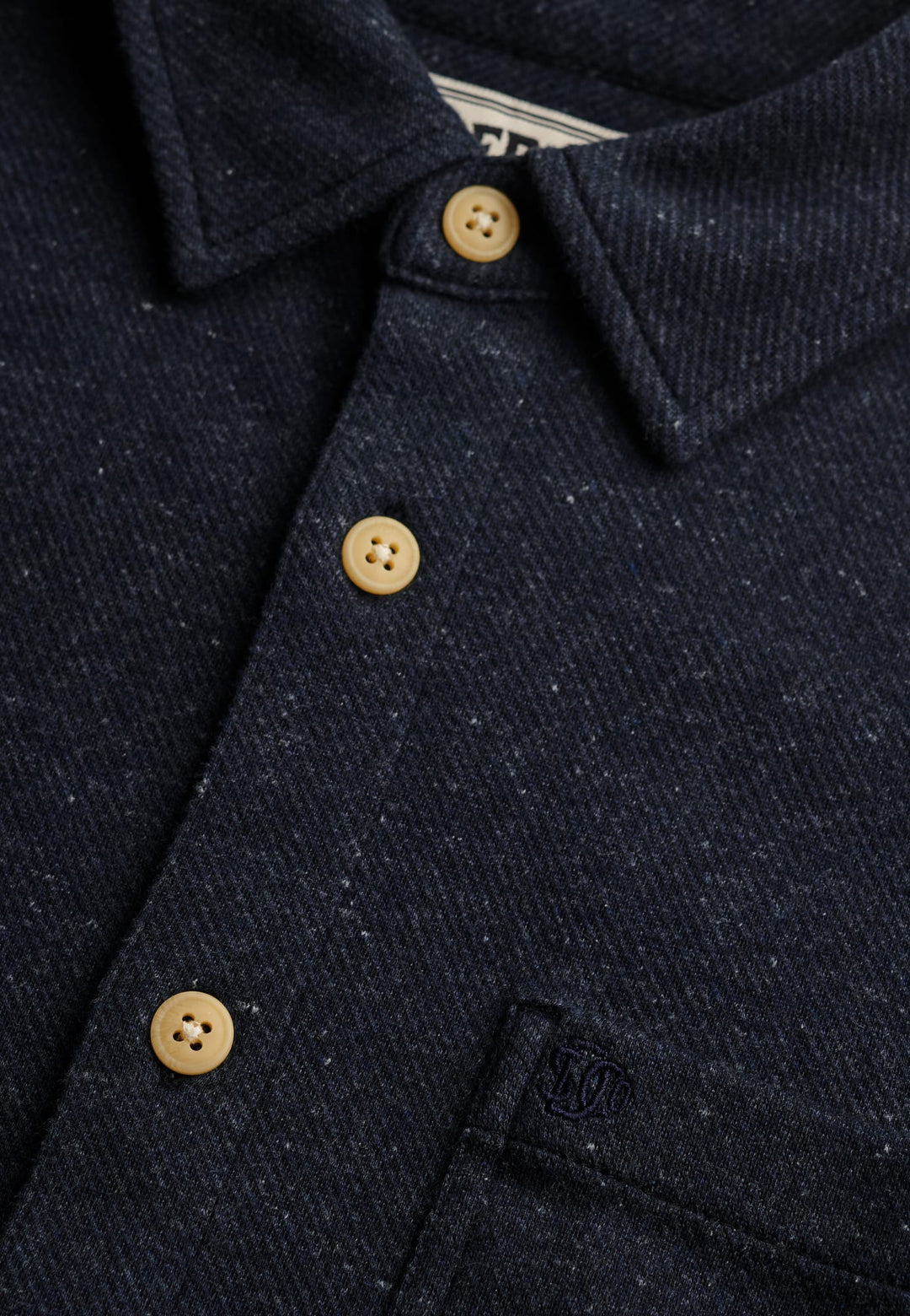 Superdry M4011187A overhemd l/m heren navy