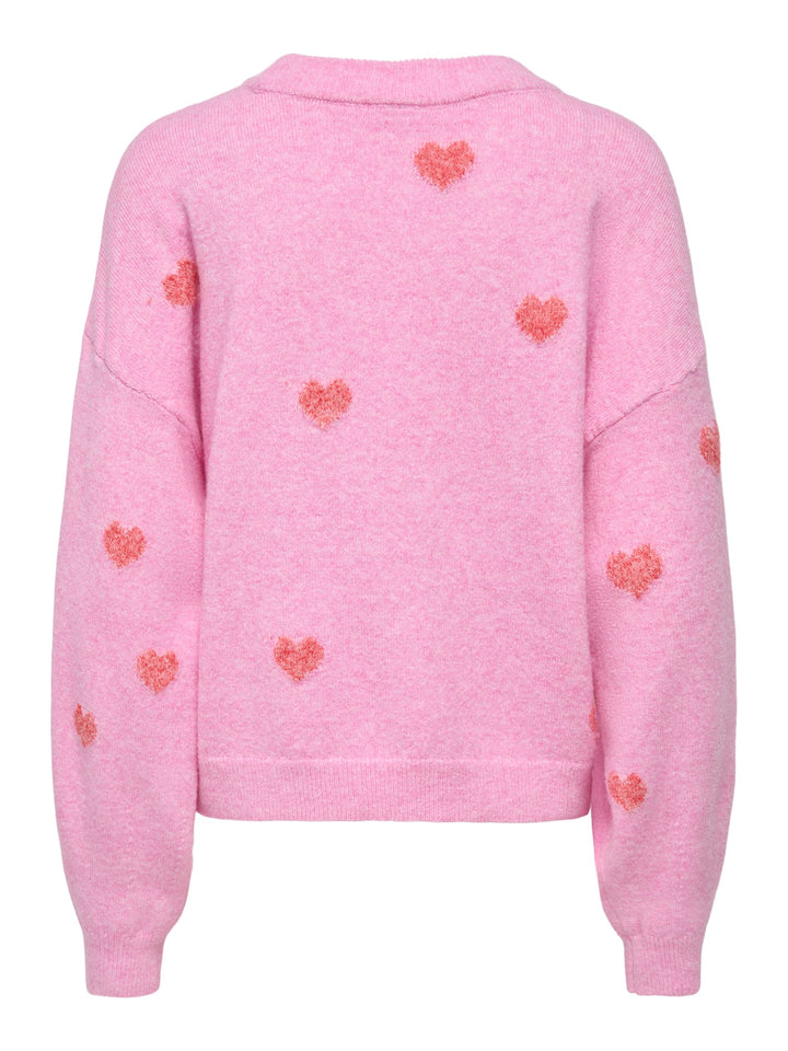 Only Rica trui dames roze dessin