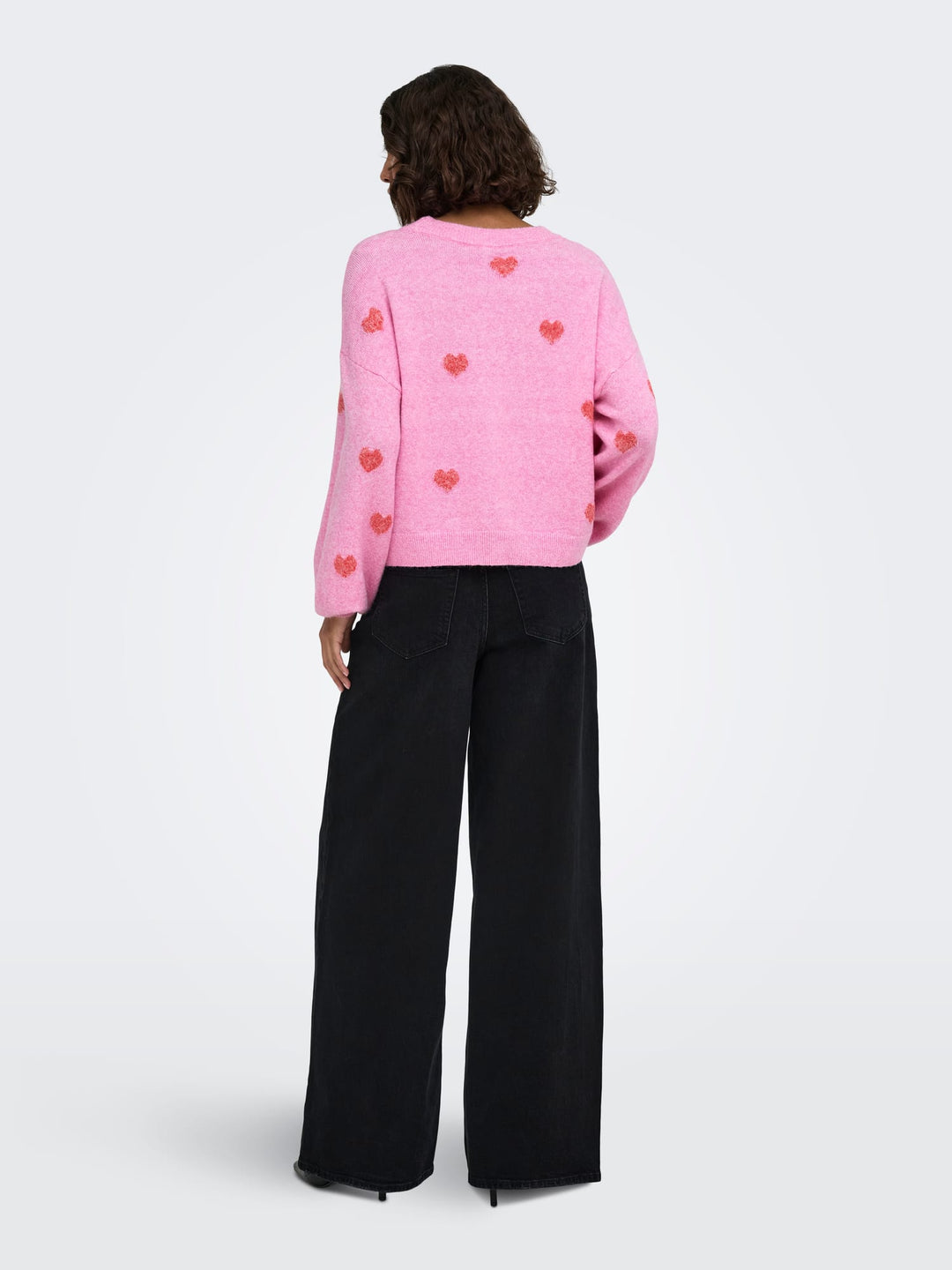 Only Rica trui dames roze dessin
