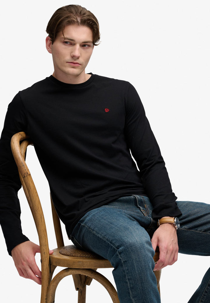 Superdry M6010988A T-shirt zwart – heren