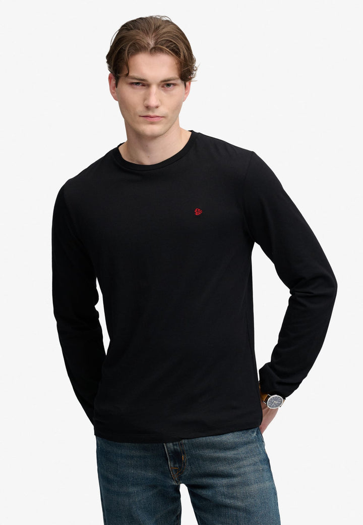 Superdry M6010988A T-shirt zwart – heren