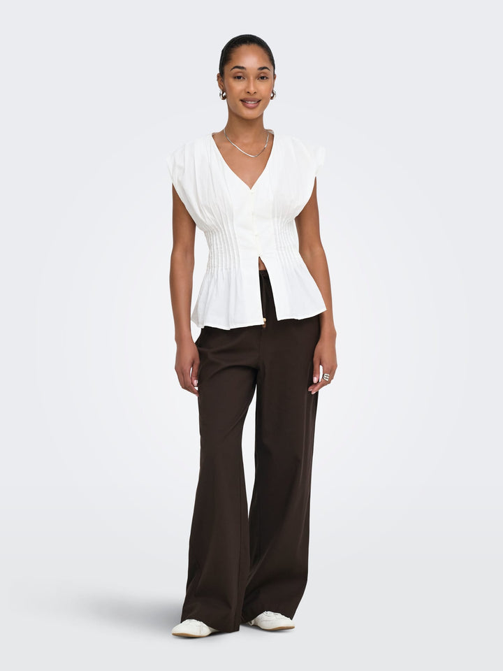 Only Isola lange broek bruin – dames - L32