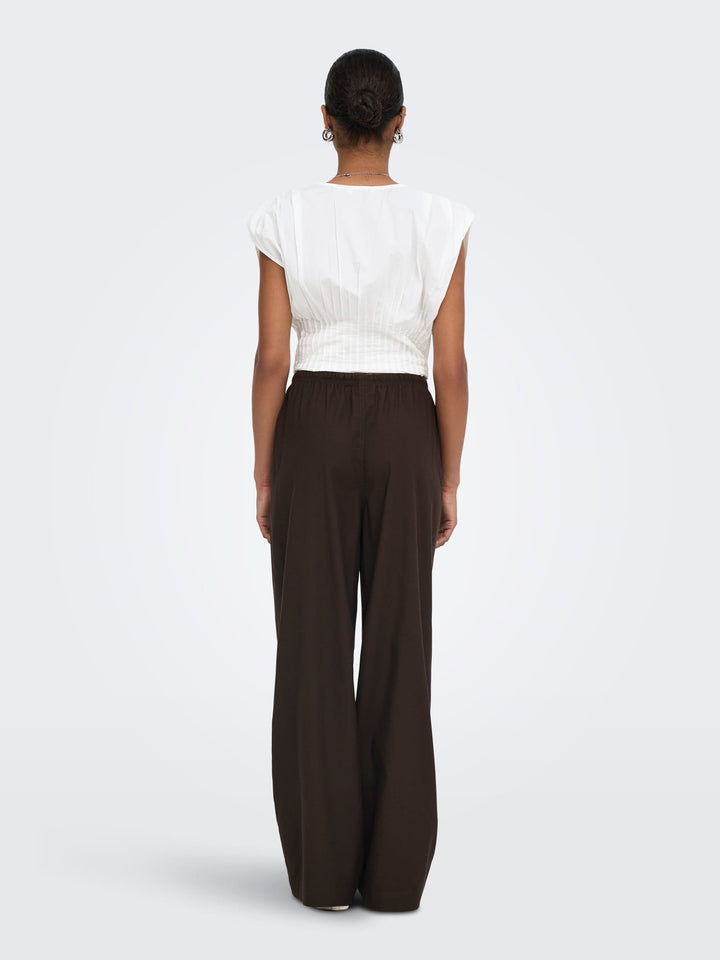 Only Isola lange broek bruin – dames - L32