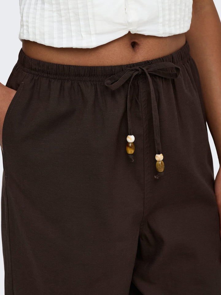 Only 15374094 Isola lange broek bruin – dames - L32