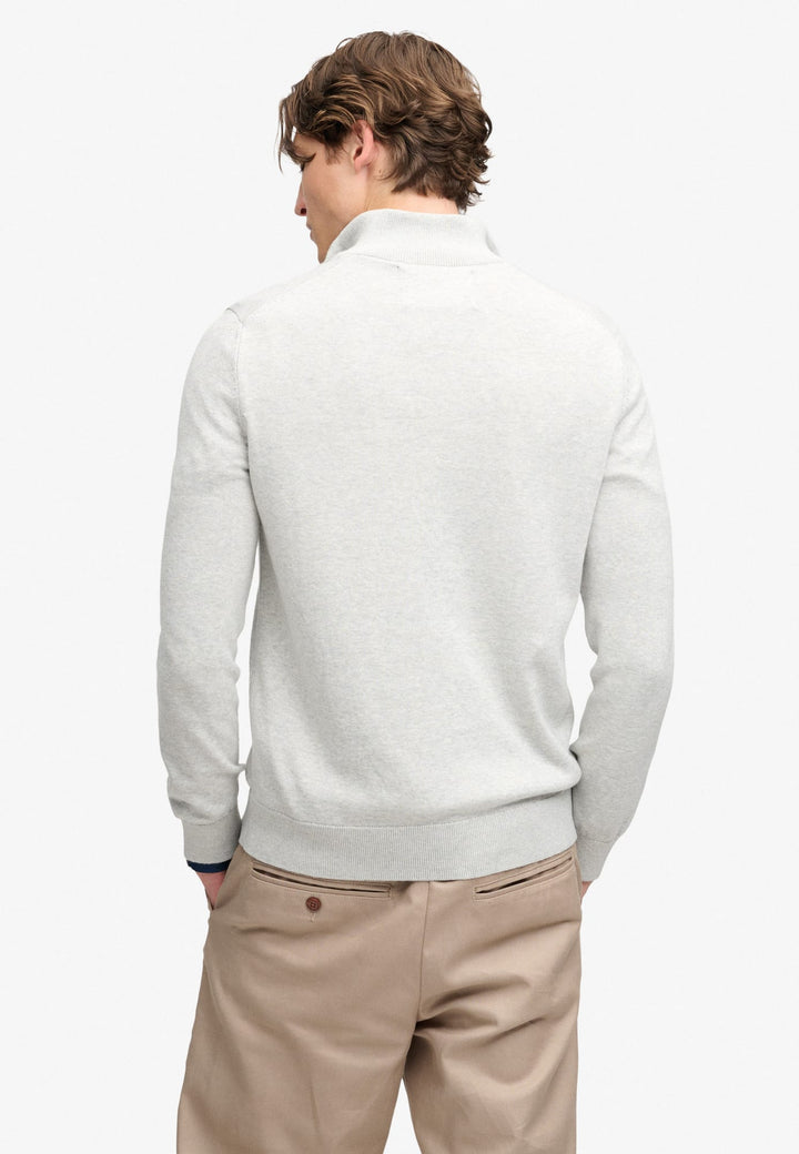 Superdry M6110768A trui heren grijs melee