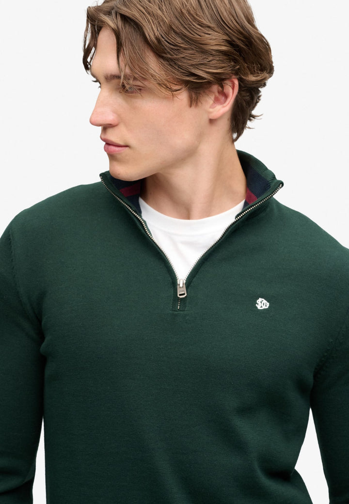 Superdry M6110768A trui donkergroen – heren