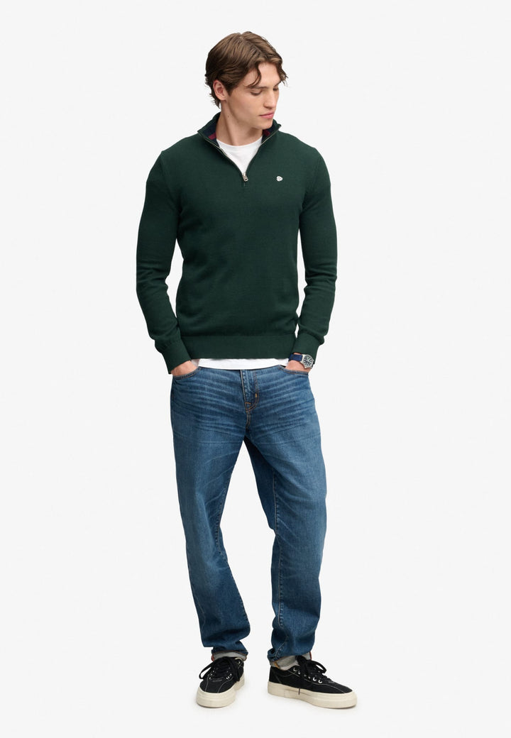 Superdry M6110768A trui donkergroen – heren