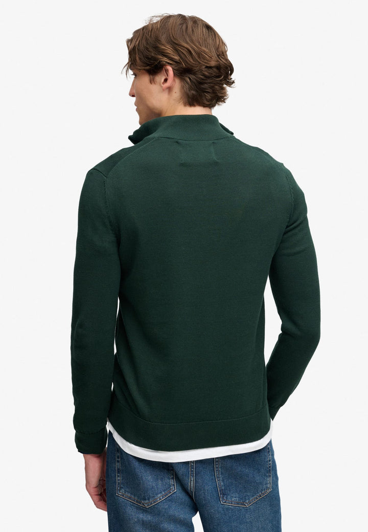 Superdry M6110768A trui donkergroen – heren