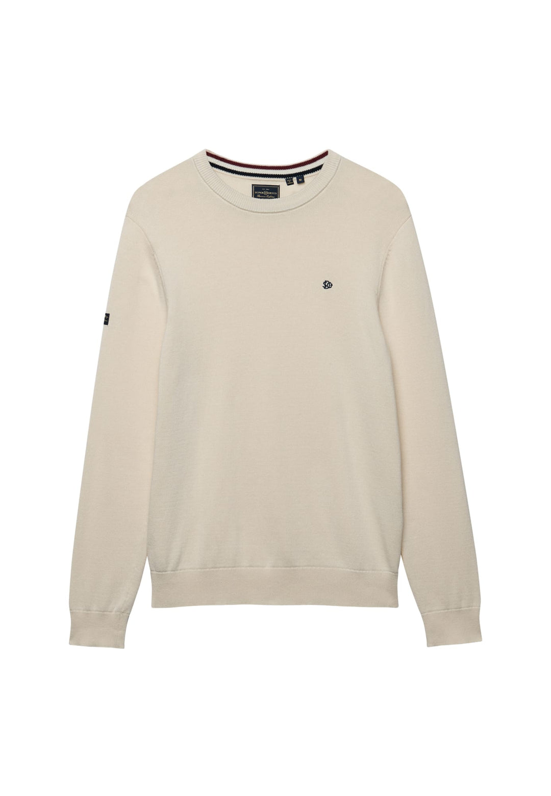 Superdry M6110769A trui heren ecru