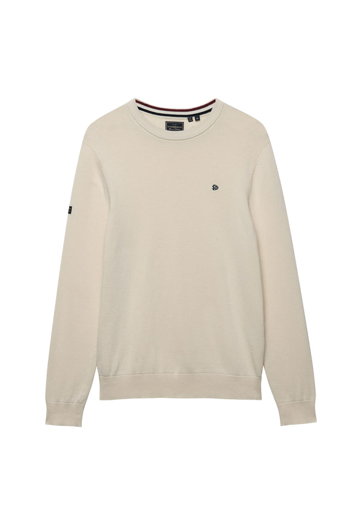 Superdry M6110769A trui heren ecru