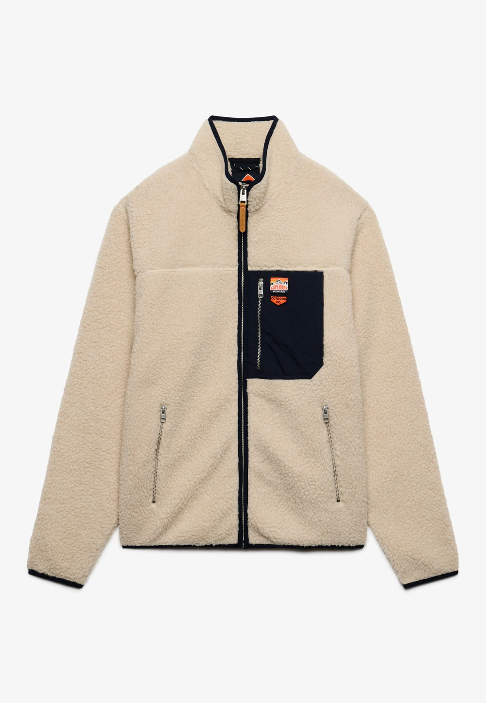 Superdry M2014623A vest sweat heren off-white