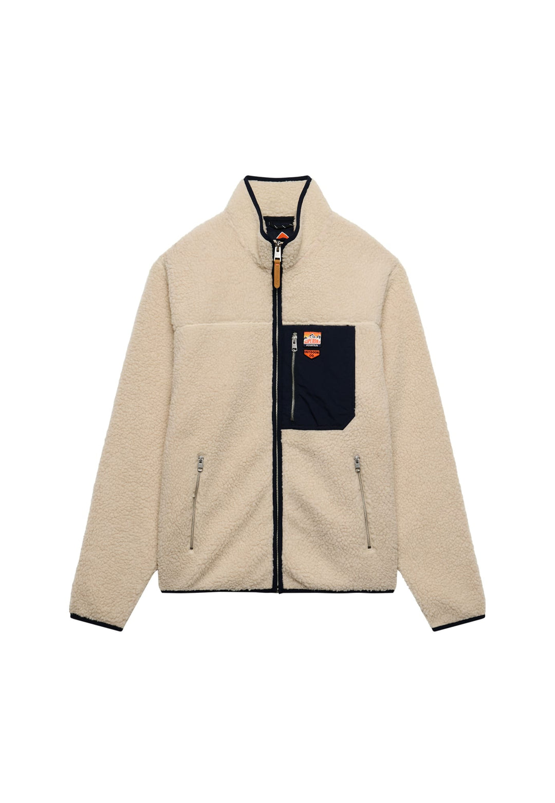 Superdry M2014623A vest sweat heren off-white