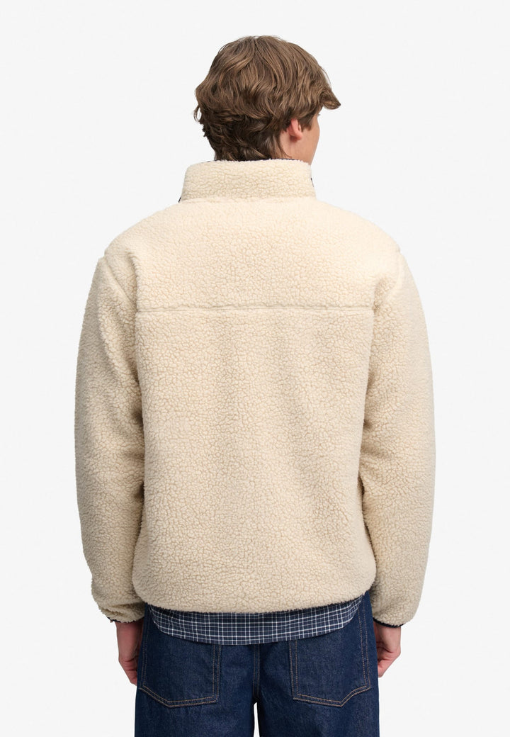 Superdry M2014623A vest sweat heren off-white