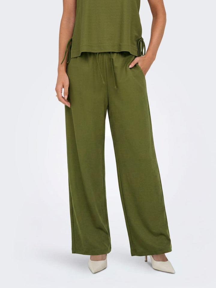 Jacqueline de Yong Leslie lange broek groen – dames - L32